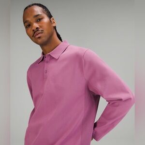 Lululemon MEN'S LIGHTWEIGHT KNIT LONG-SLEEVE POLO SHIRT